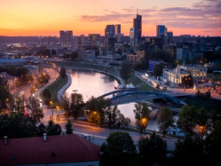 Lithuania skyline