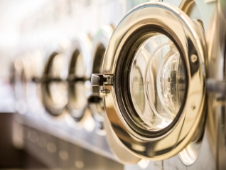 line of washing machine doors