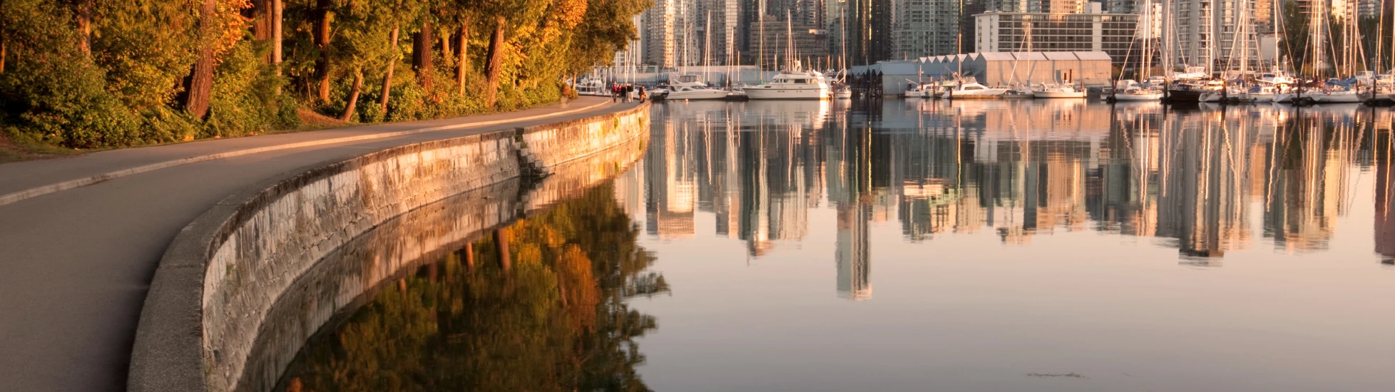 The skyline of Vancouver